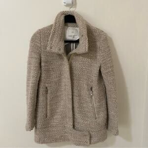 IRO Ajuma Knit Sweater Moto Jacket